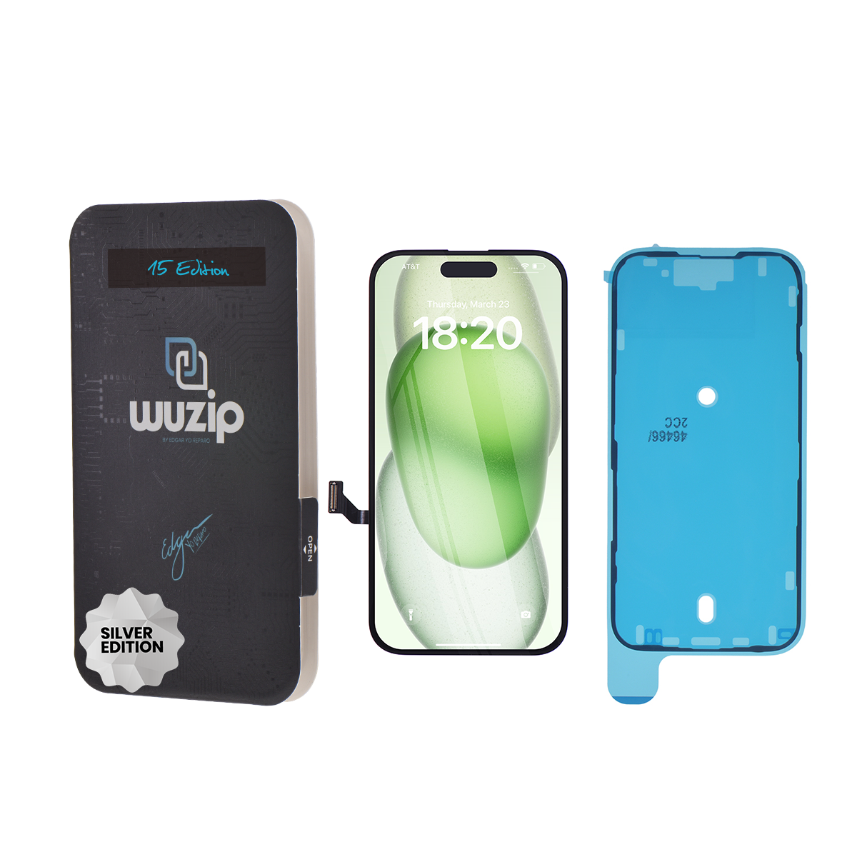 Pantalla Wuzip Silver Edition para iPhone 15 (INCELL)