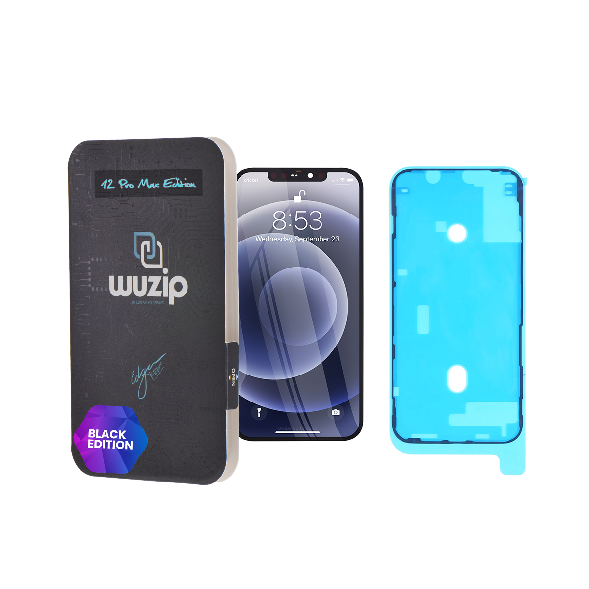 Pantalla Wuzip Black Edition para iPhone 12 Pro Max ( OEM - Original RFB )