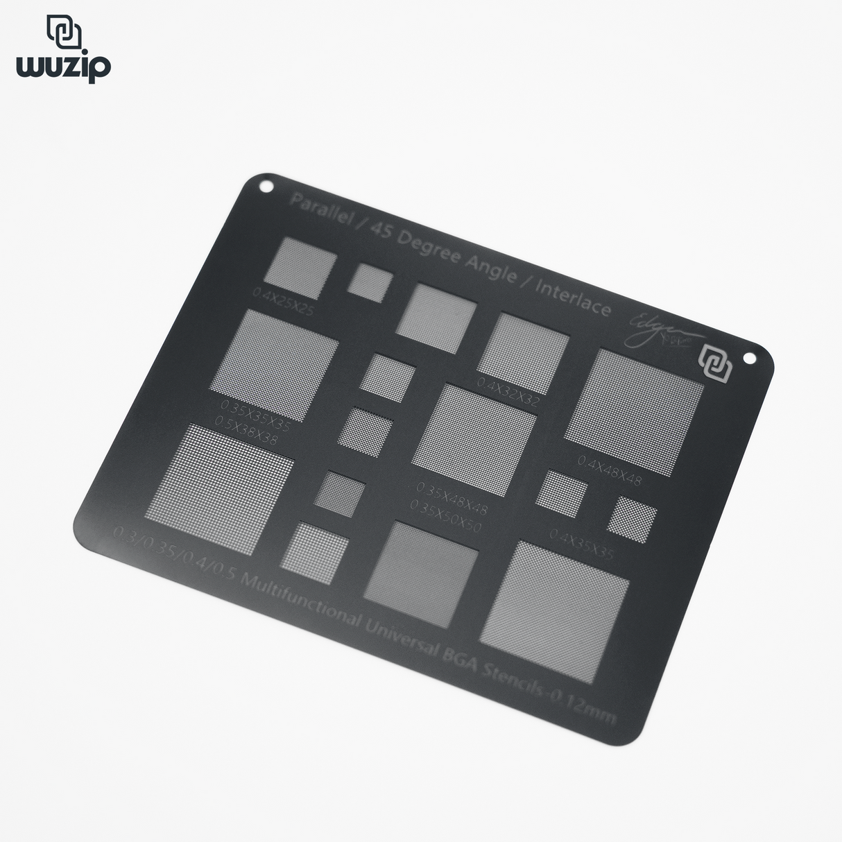 Stencil Wuzip Black 0.3/0.35/0.4/0.5/Parallel/45 Degree Universal