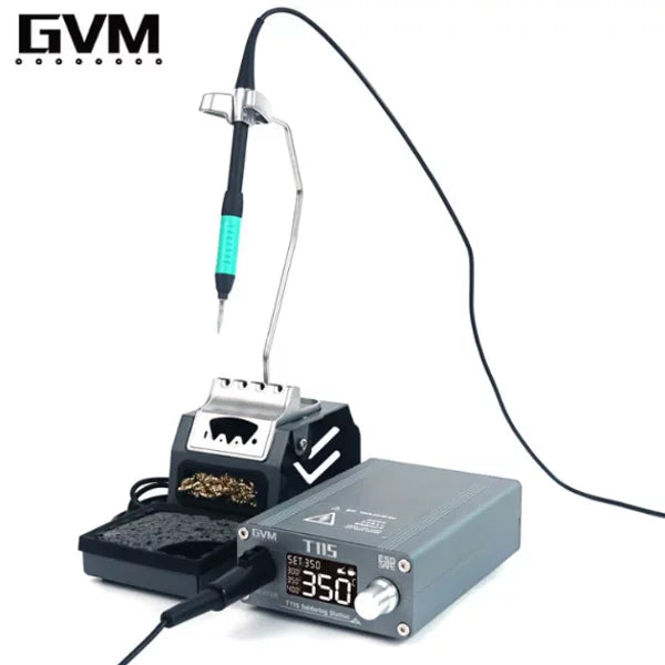 Estación para Soldar Inteligente Ajustable de 45W, GVM T115