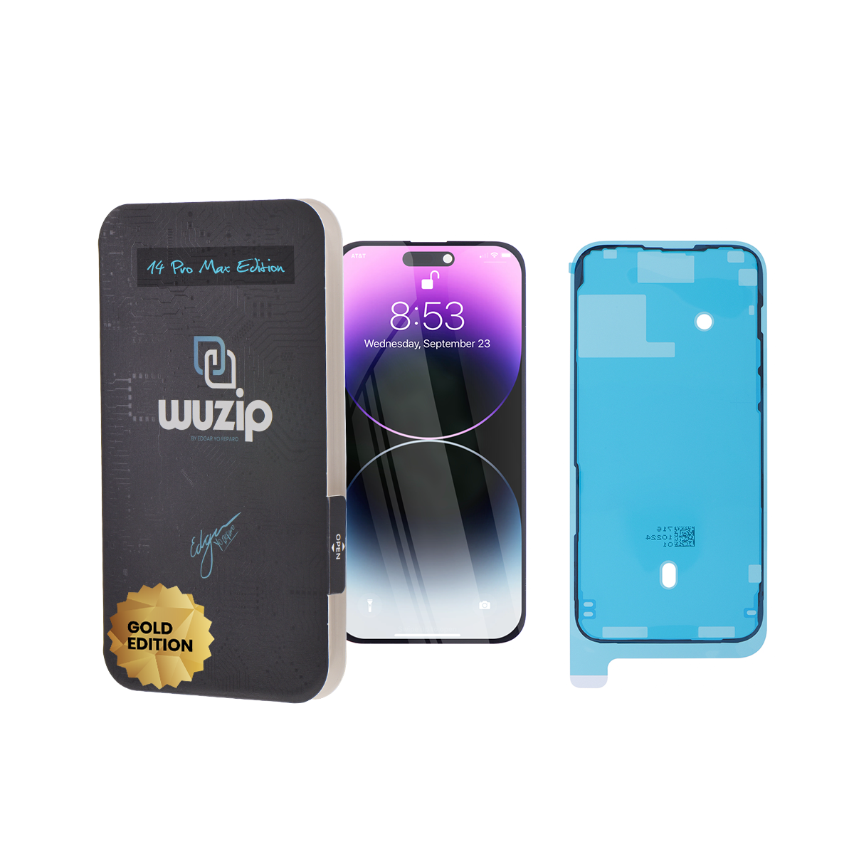 Pantalla Wuzip Gold Edition para iPhone 14 Pro Max (OLED)