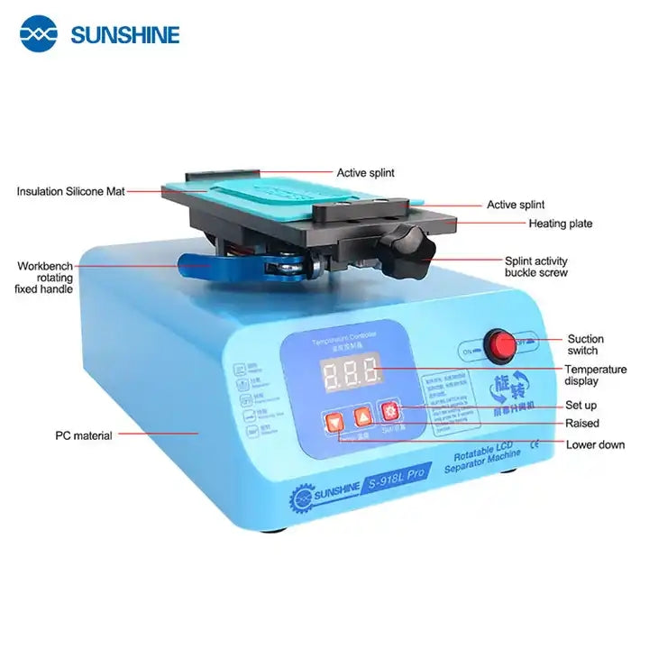 Separador de pantalla rotatorio Sunshine S-918L