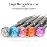 Juego de destornilladores magnéticos de precisión Relife RL-728B 2D