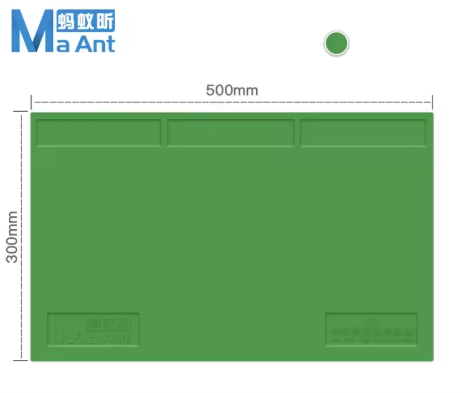 Pad de Silicon G1 500x300 mm Verde