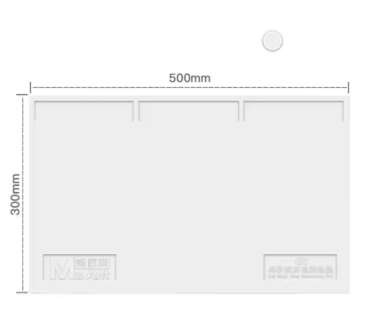 Pad de Silicon G1 500x300 mm Blanco