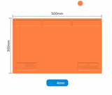 Pad de Silicon G1 500x300 mm Naranja