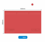 Pad de Silicon G1 500x300 mm Rojo