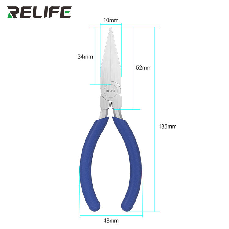 Alicate de punta plana sin dientes RELIFE RL-111