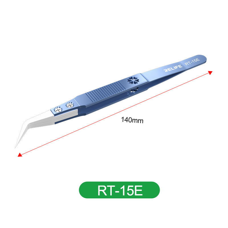 Pinzas de cerámica de aleación de titanio de precisión RELIFE RT-15E