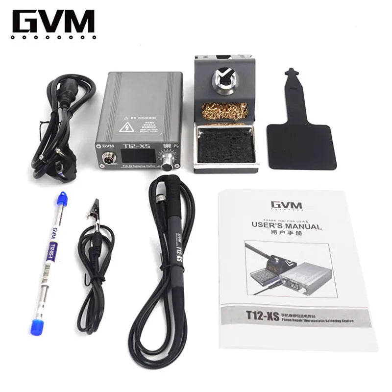 Estación de soldadura GVM T12-XS