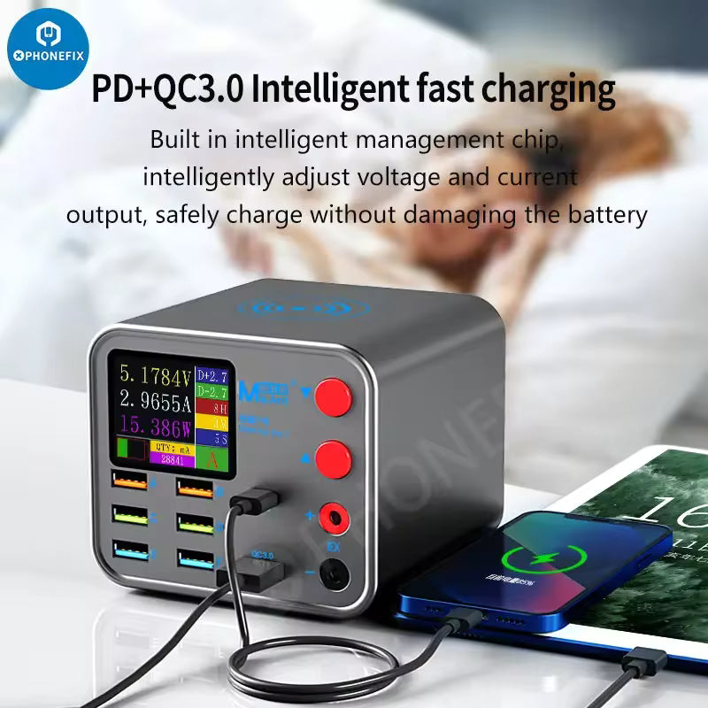 Dianba-cargador, dispositivo multifunción con 8 puertos USB tipo C