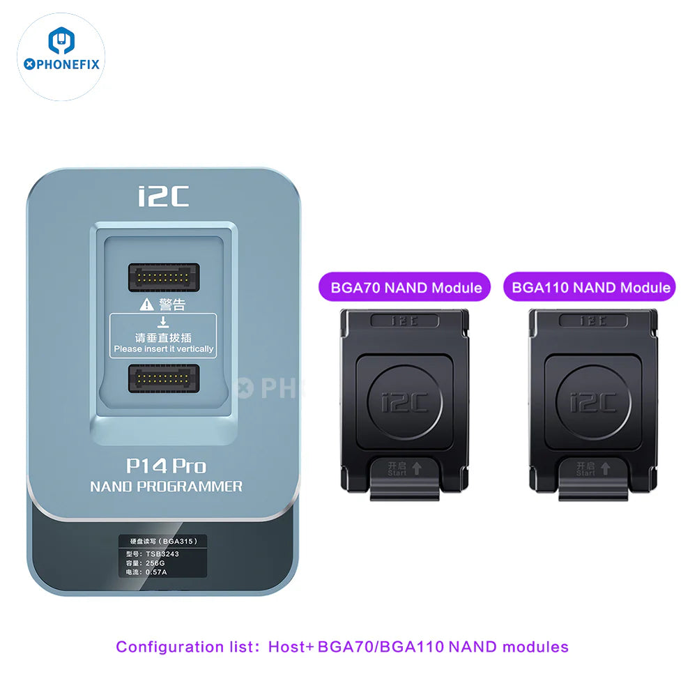 Programador I2C P14  (bga60 + bga70 + bga110)