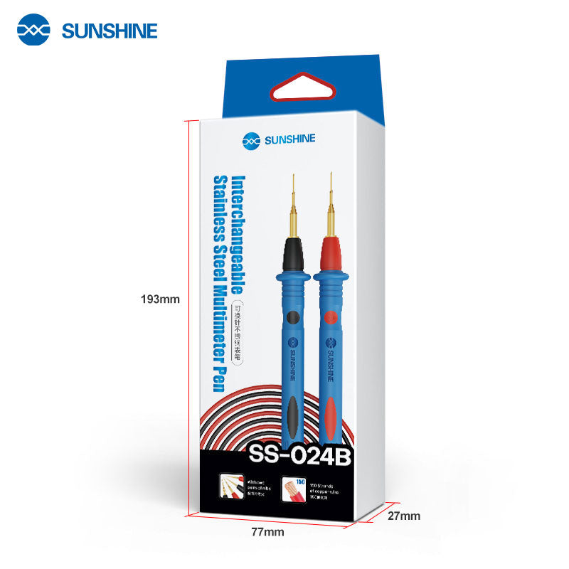 Puntas para multímetro SUNSHINE SS-024B de acero inoxidable