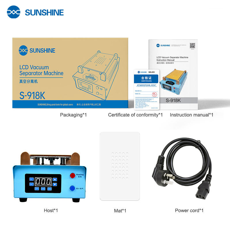 Separador de pantalla LCD SUNSHINE S-918K