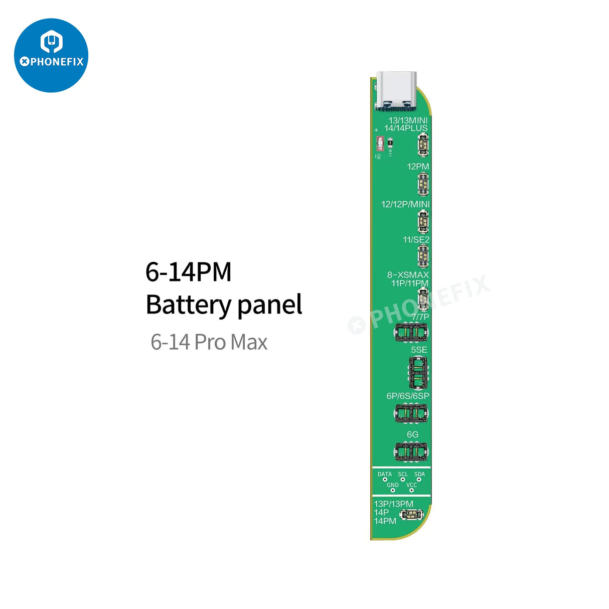 Adaptador de baterías para programadora JC V1SE serie 6-14 PM