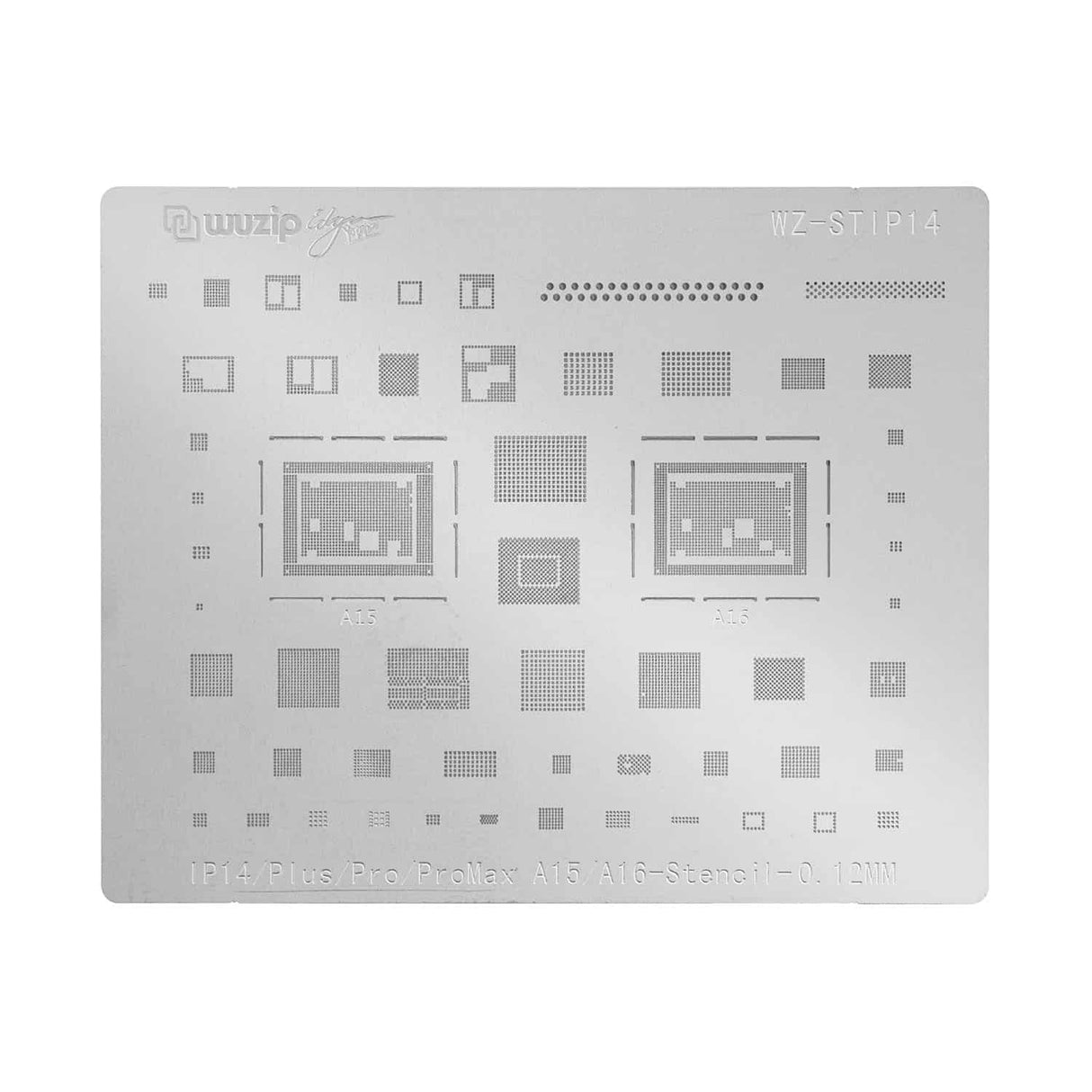 Stencil Wuzip Silver IP 14/Plus/Pro/Pro Max-A15/A16