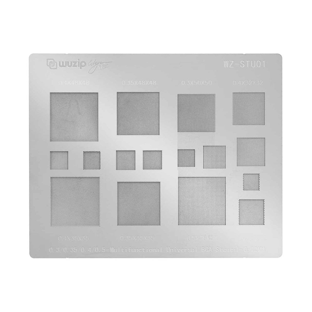 Stencil Wuzip Silver 4-1