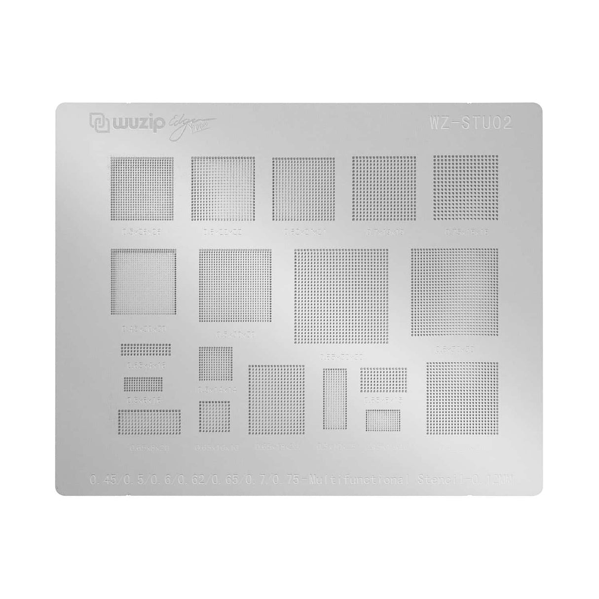 Stencil Wuzip Silver 7-1