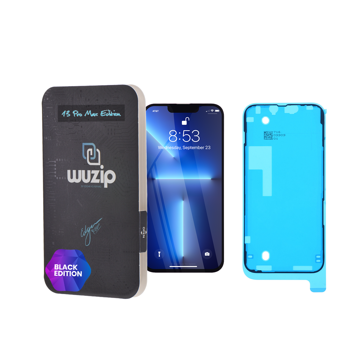 Pantalla Wuzip Black Edition para iPhone 13 Pro Max ( OEM - Original RFB )