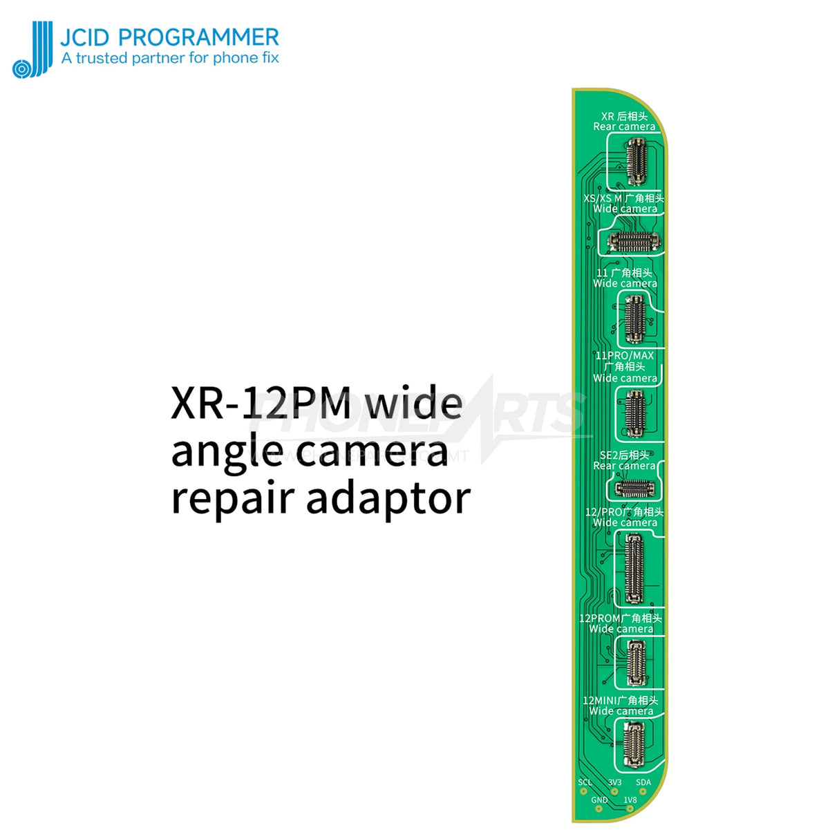 Adaptador para reparación de cámara angular para programadora JC V1SE serie XR-12 PM