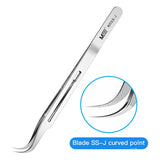 Pinzas de precisión de acero inoxidable no magnéticas MaAnt SS-J
