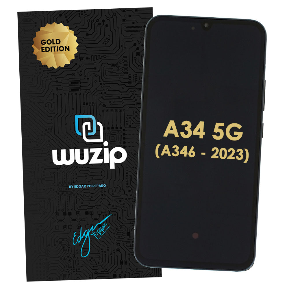 Pantalla para Samsung A34 Wuzip Gold Edition